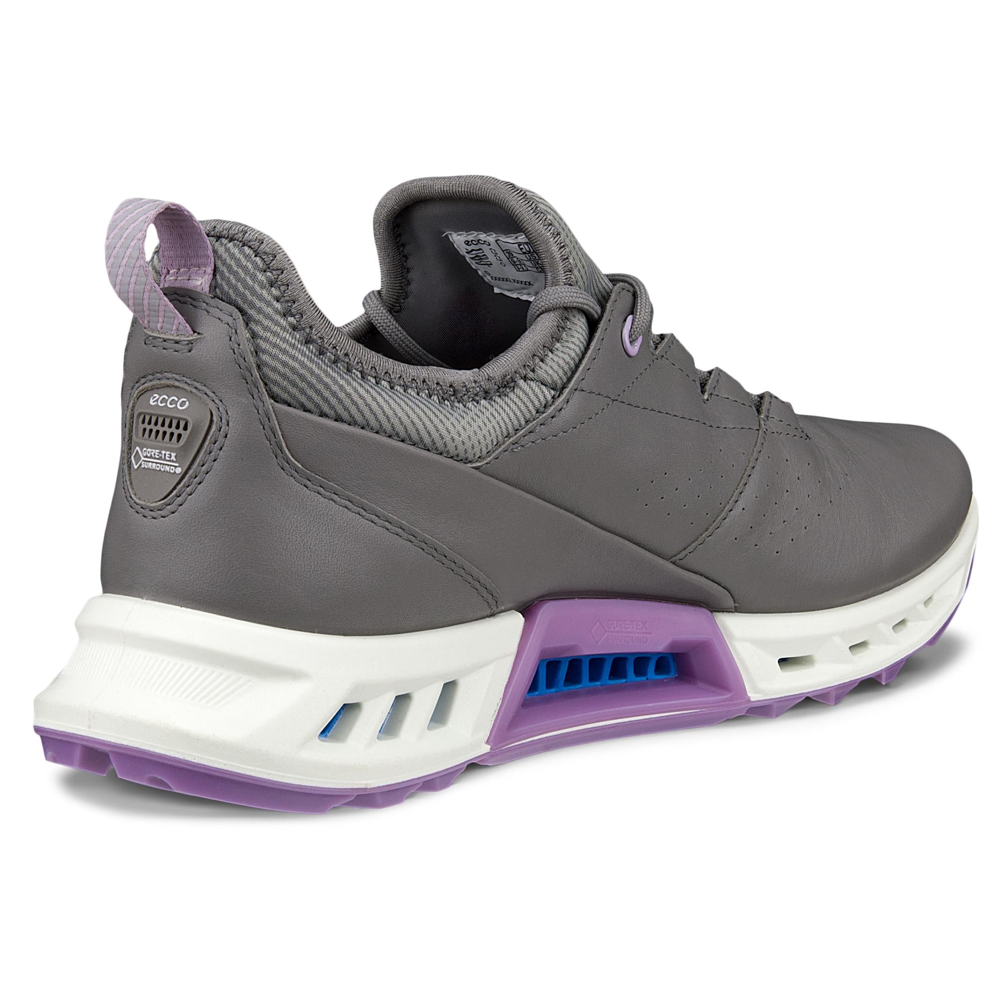 Ecco Biom C4 Gore-Tex Ladies Golf Shoes Steel/Lavender Mist